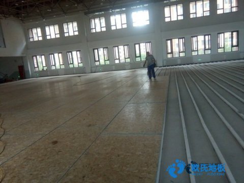 蘭州運(yùn)動木地板劃線